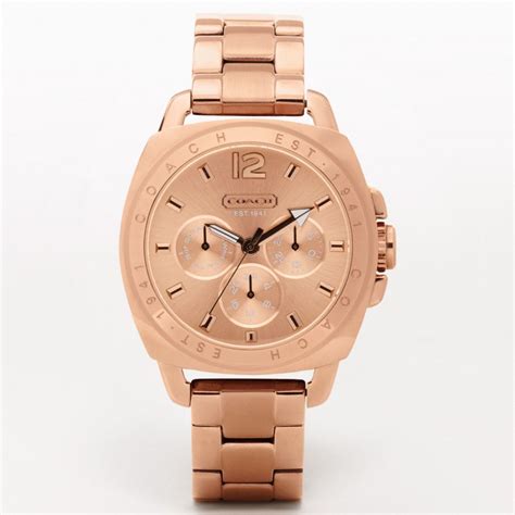 coach boyfriend watch|coach boyfriend watch rose gold.